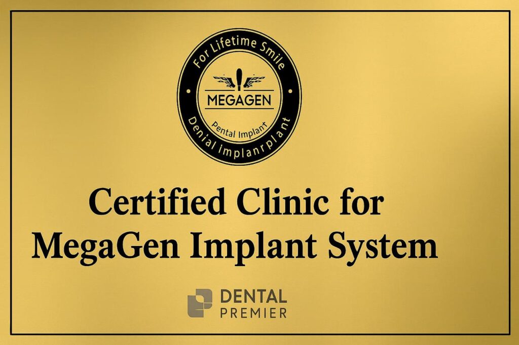 Dental Premier is a Certified Clinic for MegaGen Implant System